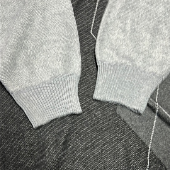 MEN'S MARX&DUTCH 4XL MULTI-COLOR ARGYLE LONG SLEEVE 1/4 ZIP SWEATER - Picture 5 of 15